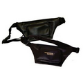 Synthetic Leather Fanny Pack w/ Adjustable Waistband & Zipper Closure